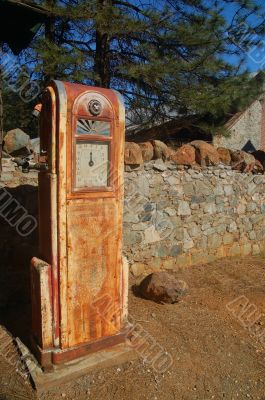 vintage gas pump
