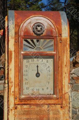 vintage gas pump