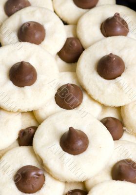 Chocolate kiss cookies