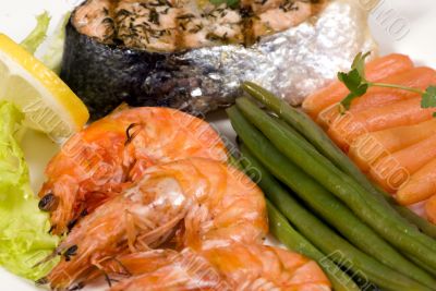 Salmon and Shrimp 5