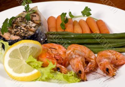 Salmon and Shrimp 1