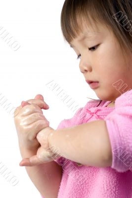 Washing hands