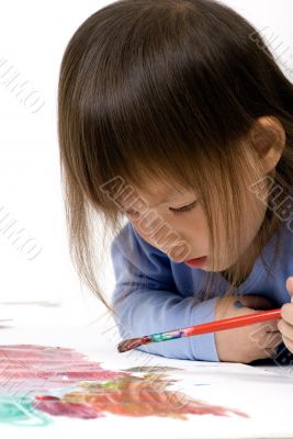 Painting on the floor 2