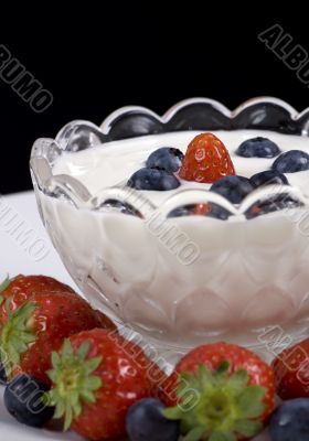 Strawberry and Blueberry Yogurt 3
