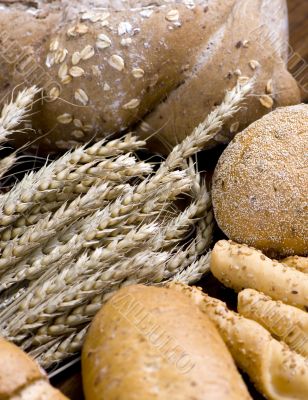 Bread and wheat