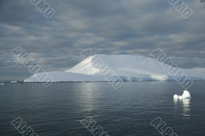 Snow covered mountains
