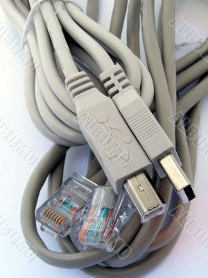 Rg45 cable and USB cord