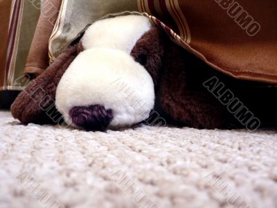 stuffed animal under bed 2