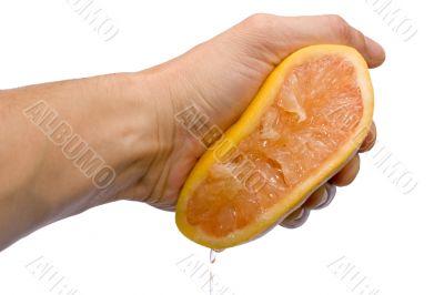 grapefruit squeezing