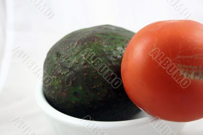 avacado and tomato