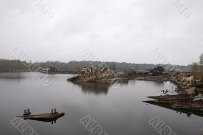 old rusty ships