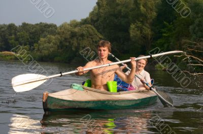 couple of kayakers