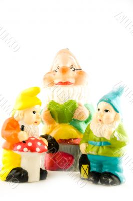 three gnomes together