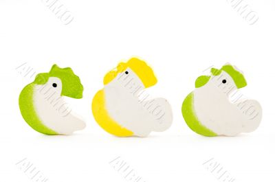 three chicken