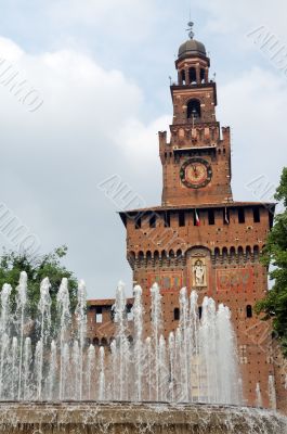Milano 20 - Castello e fontana