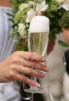 Glass of champagne