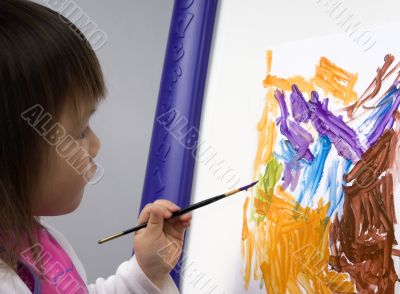 Child Painting 3