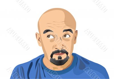 Portrait of the man