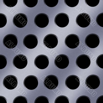 Steel Holes Background