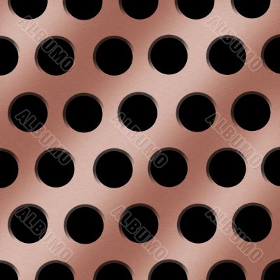 Copper Holes Background