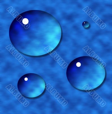 Water Drops Illustration