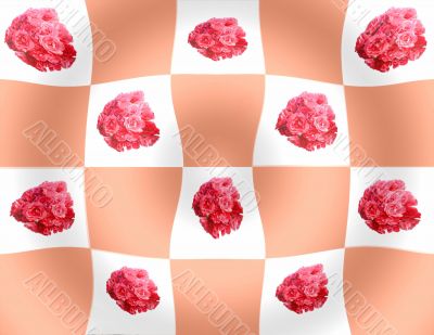 red roses table wallpaper