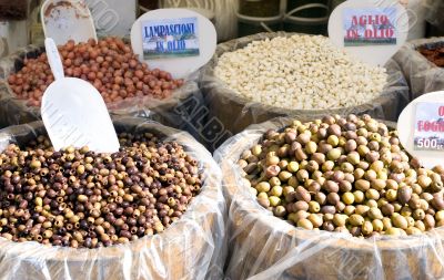 Olives and onions