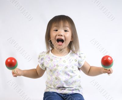 Playing Maracas