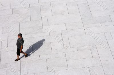 man walking