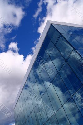 sky reflected