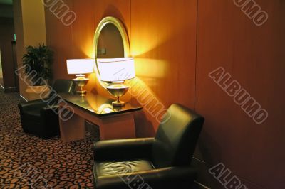 Sofa waiting area