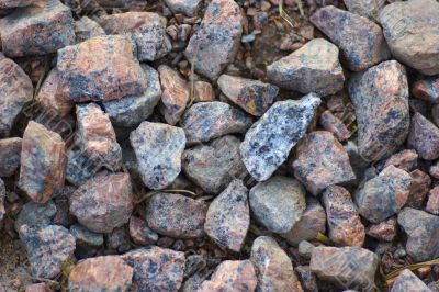 Granite rocks texture