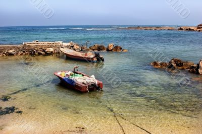 Boat on shoaliness