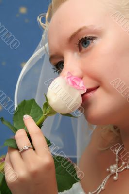 the bride and rose