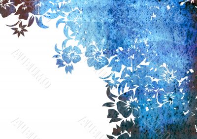 floral style backgrounds frame