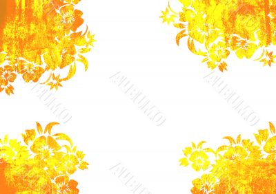 floral style backgrounds frame