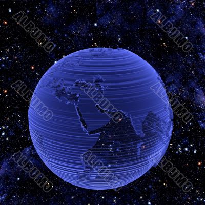 Electronic Technology Blue Earth Globe East