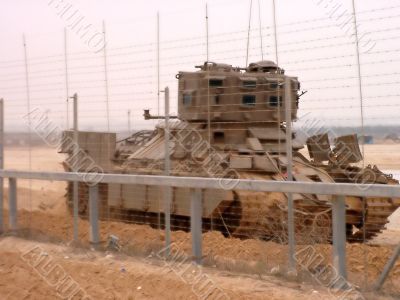 Israeli army armored vehicle