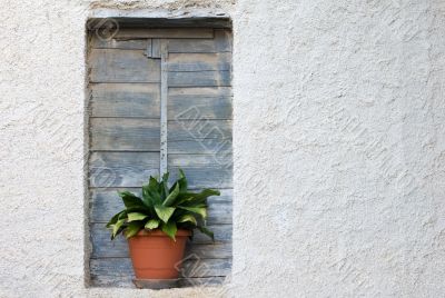 Old house window