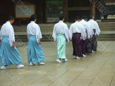 Tokyo  buddists, monks