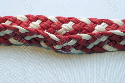 red and white