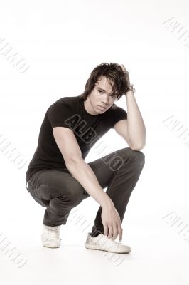 Sitting and thinking