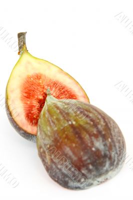 tasty sliced fig