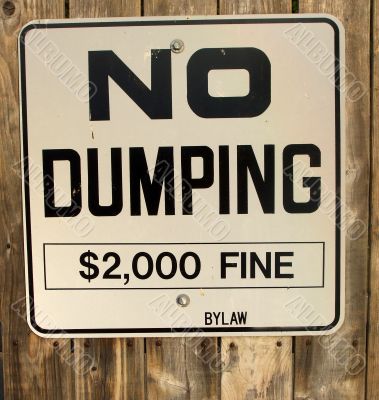 No Dumping