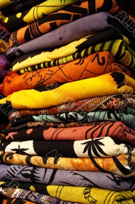 cloth from a eat market