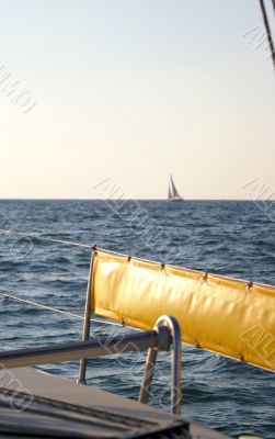 Travel on a yacht