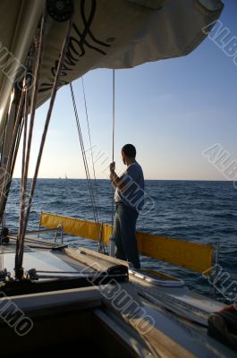 Travel on a yacht