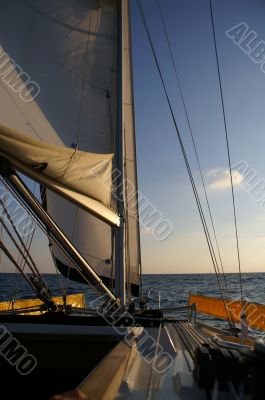 Travel on a yacht