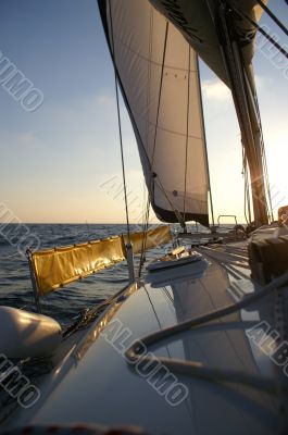 Travel on a yacht