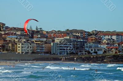 kite surfing